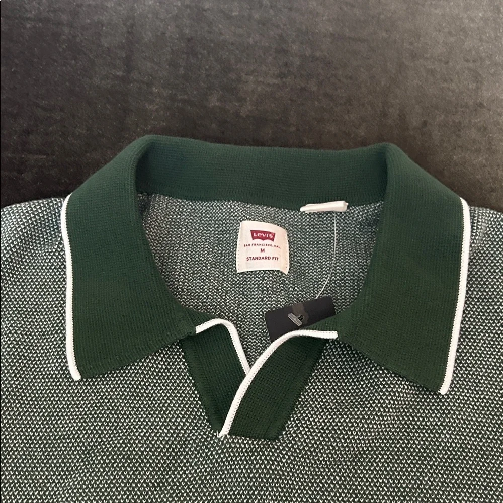 Levi's Two-Tone Green Polo Shirt
